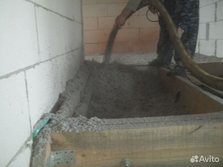 Бесшовный целлюлозный утеплитель