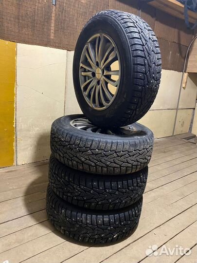 Зимние колёса на литье г-15 4*100 Нордман 7