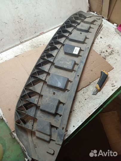 Защита нижняя бампера переднего Skoda Rapid 1 рестайлинг