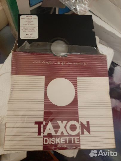 Дискеты 5.25 taxon 180Кб 48TPI 10шт