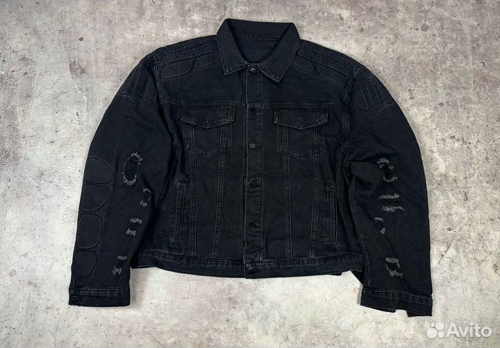 Balenciaga type distressed jacket