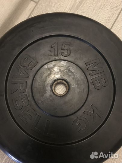 Штанга гриф блины бу