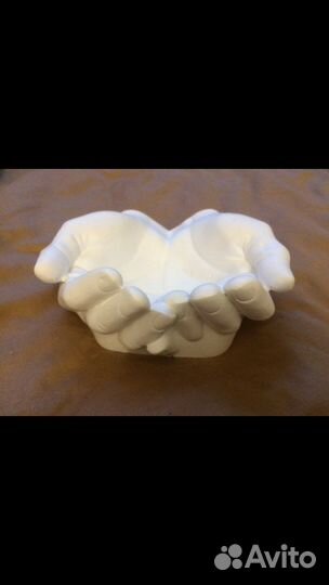 Ладони ваза кашпо фигурки гипс