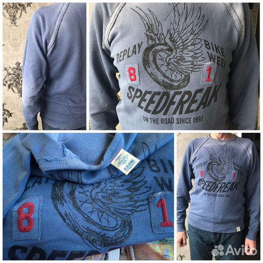 Кофта Replay Blue Jeans Италия