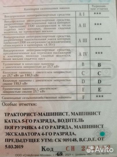 Тракторист, Машинист катка