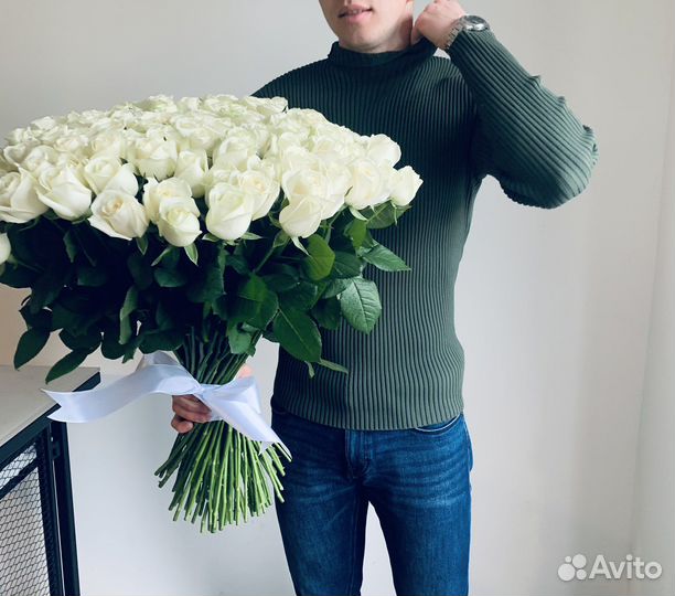 Розы белые. Букет роз. 51 роза. 35 роз.25 роз