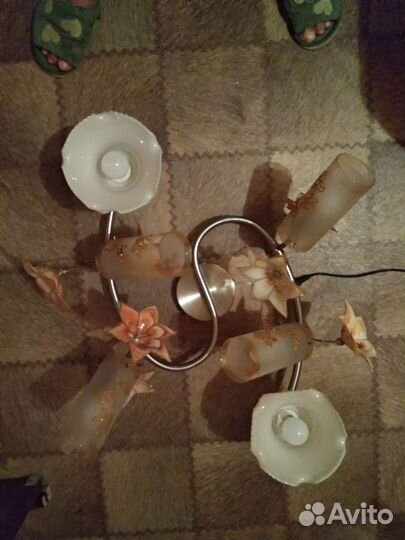 Люстра потолочная бу
