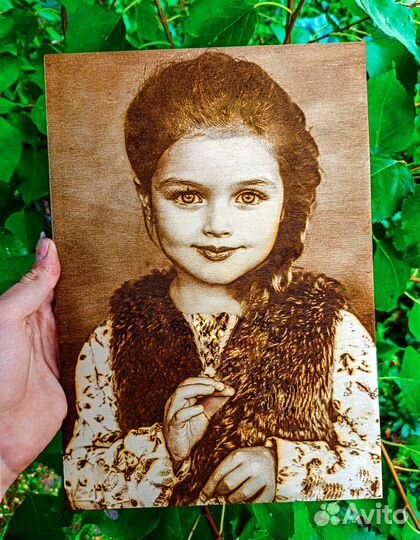 Выжигание портретов на дереве