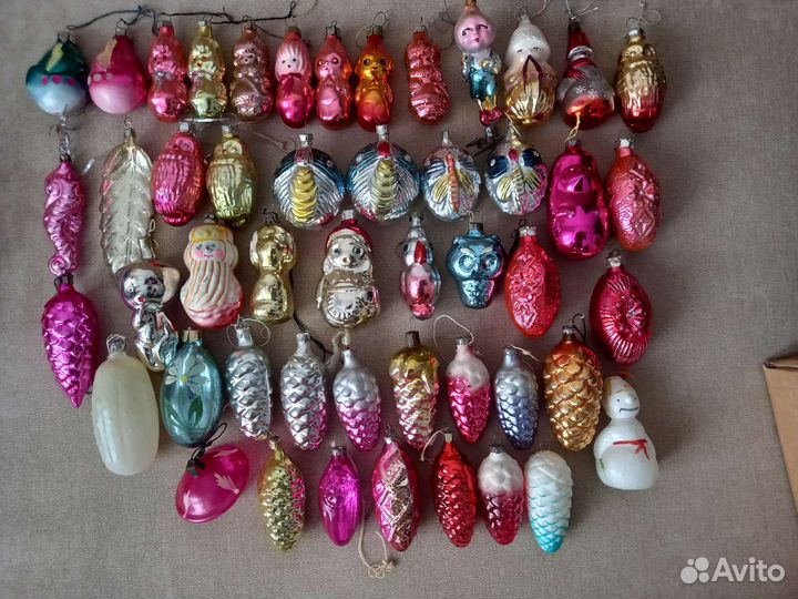 Елочные игрушки СССР