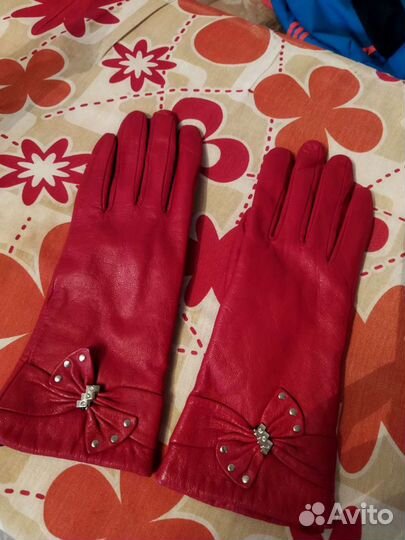 Перчатки кожа размер 7