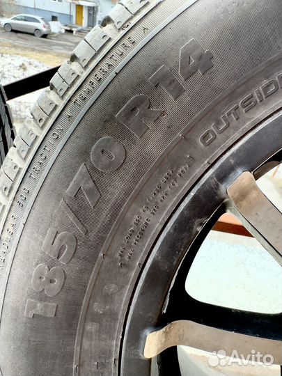 Колеса летние резина диски комплект 185/70 r14