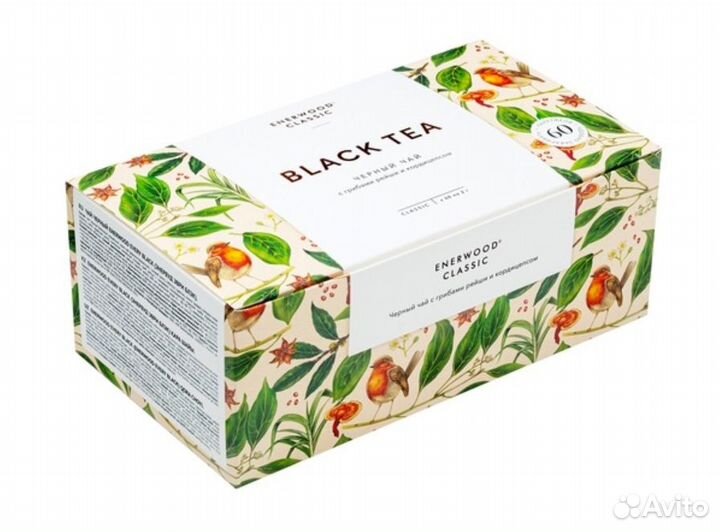 NL чай чёрный с грибом рейши кордицепсом