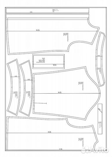 Изготовление лекал одежды различного ассортимента