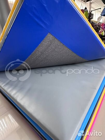 Борцовский ковер на карманах, 2x2 м