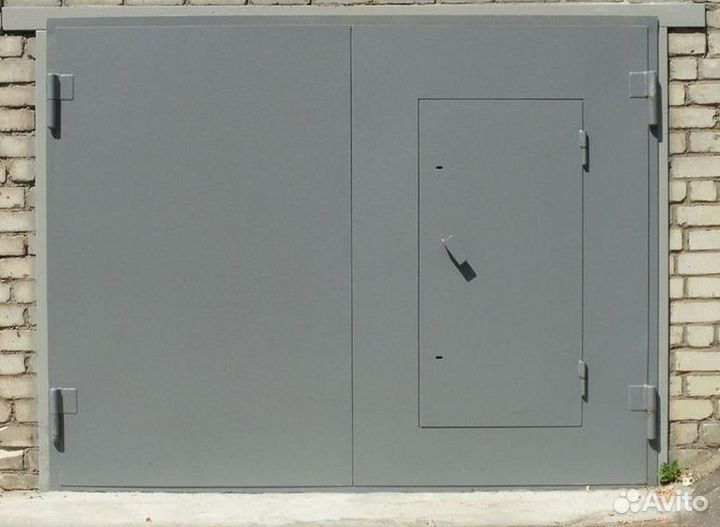 Гаражные ворота металлические