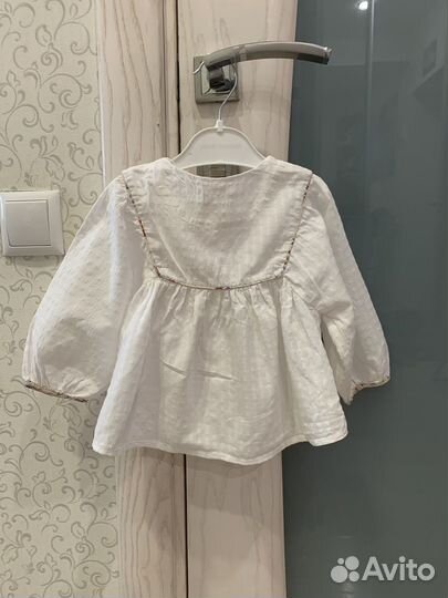 Рубашка zara для девочки 86