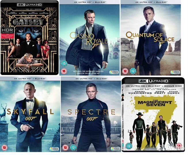 Фильмы 4K UltraHD Blu-ray / 1 часть
