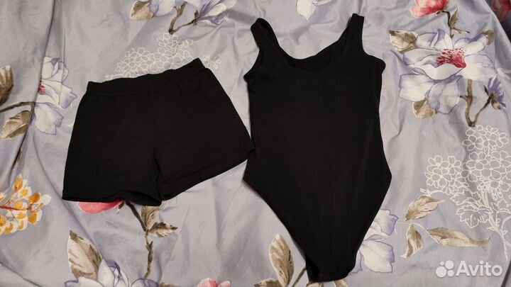 Купальник для гимнастики и танцев и шорты