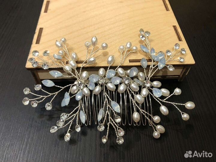 Свадебная заколка (гребень)