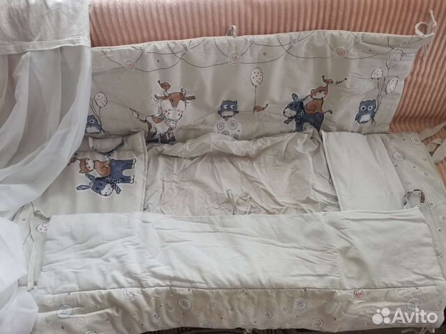 Бортики в детскую кроватку набор