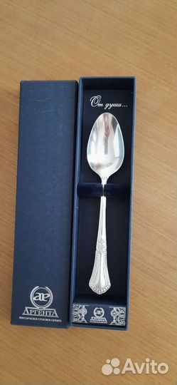 Аргента серебро ложка десертная Фаворит