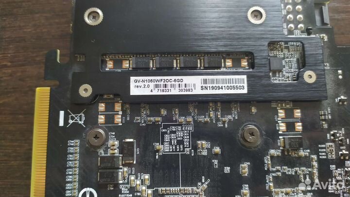 Видеокарта Gigabyte GTX 1060 6Gb