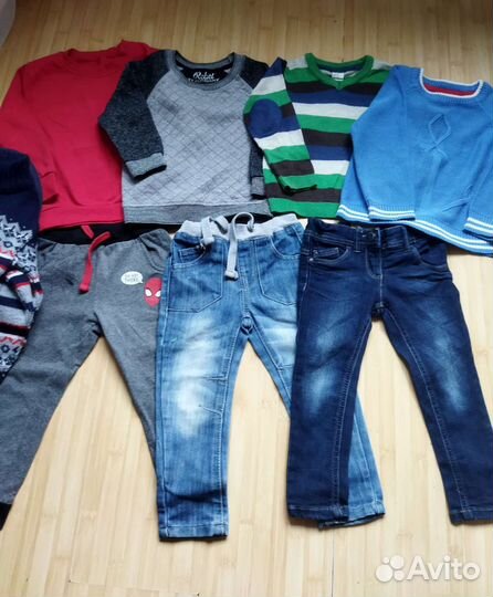 Одежда р. 92 (Rebel, H&M) джинсы, кофты