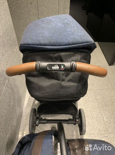 Коляска CAM techno soul 725 carbon black 2 В 1