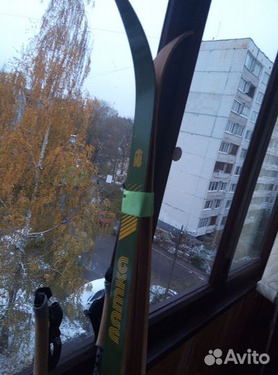 Лыжи беговые с палками