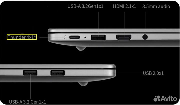 Ноутбук Xiaomi 14 2023 (i7/2.8К/16/512) JYU4555