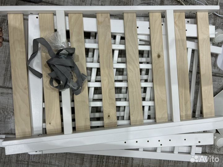 Детская кроватка приставная для новорожденных