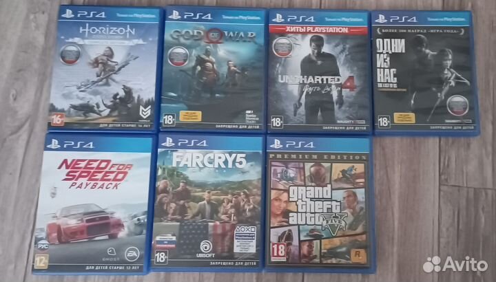 Диски игры для ps4