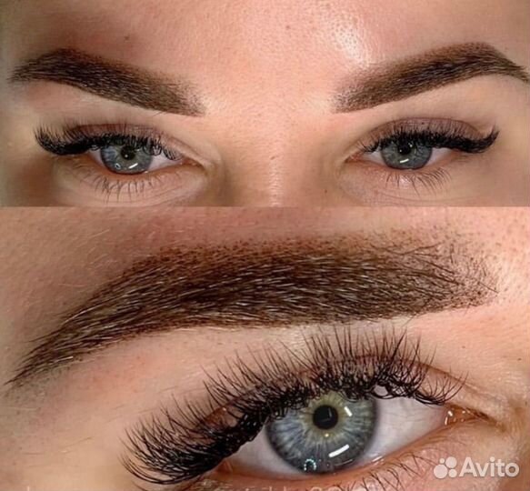 Перманентный макияж бровей