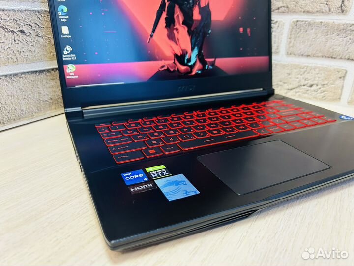 Игровой 2023г 144Ghz MSI i5-11400H/RTX3050/16/SSD+