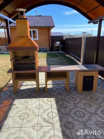 Печь барбекю 