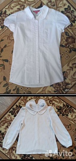 Школьные рубашки водолазки блузки и формы, юбки