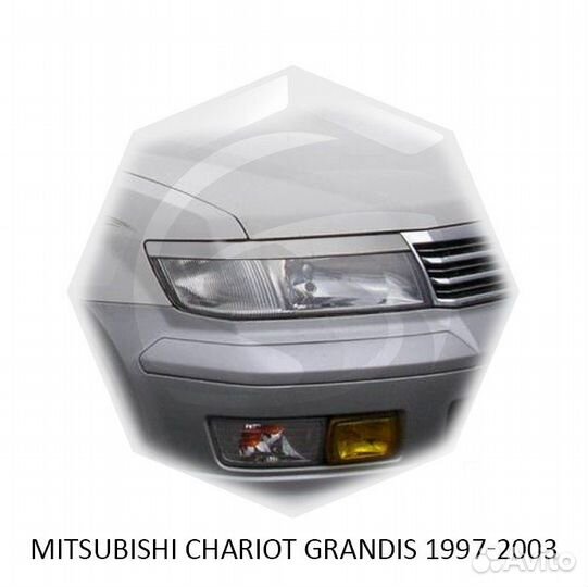 Реснички на фары Mitsubishi Chariot Grandis 1997-2