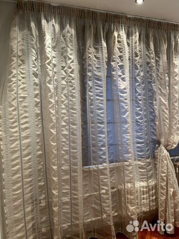 Комплект штор с карнизом