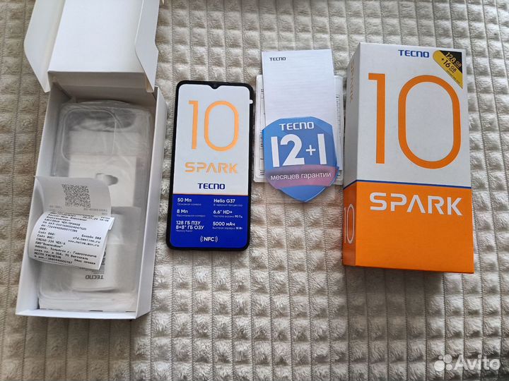 TECNO Spark 10, 8/128 ГБ