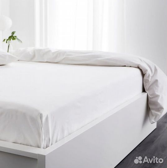 IKEA простыня белая 150x240 Fargmara Фэргмора