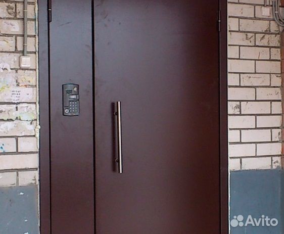 Дверь двупольная противопожарная 1200*2100
