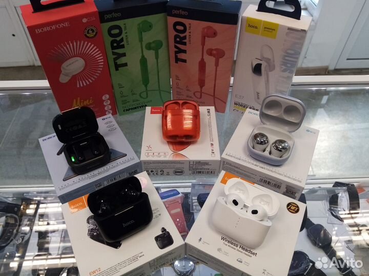 Беспроводные и проводные наушники с гарантией