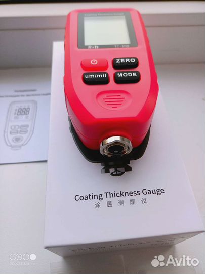 Толщиномер R&D TC100 новый + батарейка