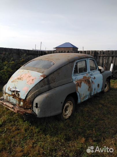 ГАЗ М-20 Победа 2.1 МТ, 1956, 100 000 км