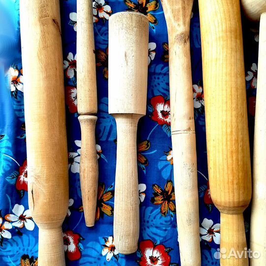 Деревянная утварь СССР скалка молоток лопатка