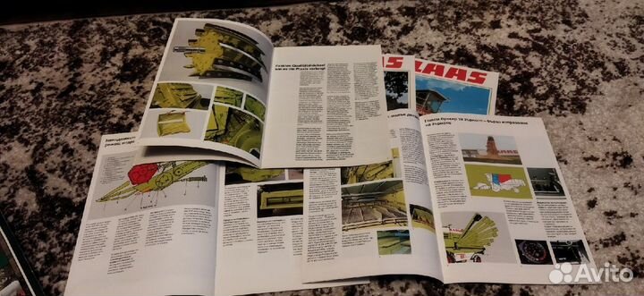 Проспекты комбайны claаs