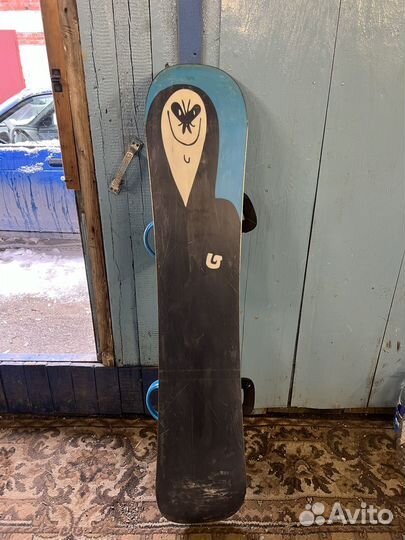 Сноуборд burton с креплениями burton mission