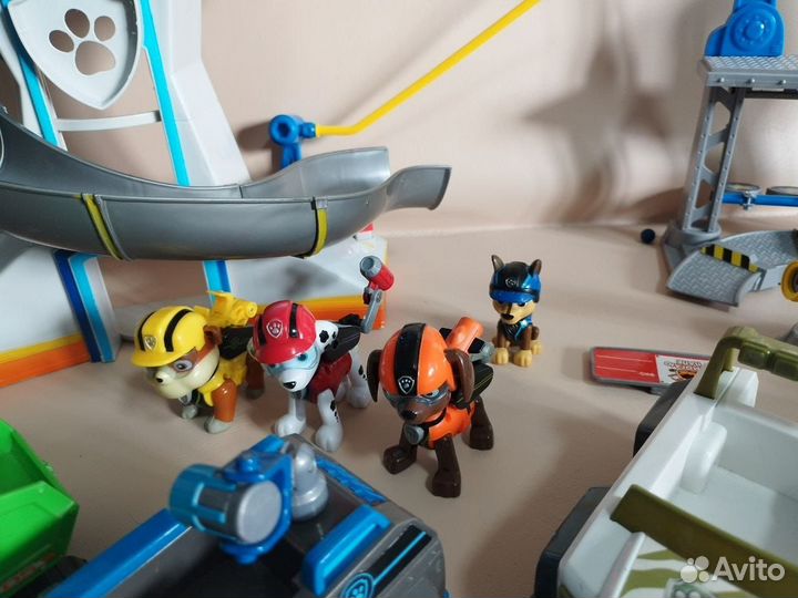 Щенячий патруль база с машинками и щенками