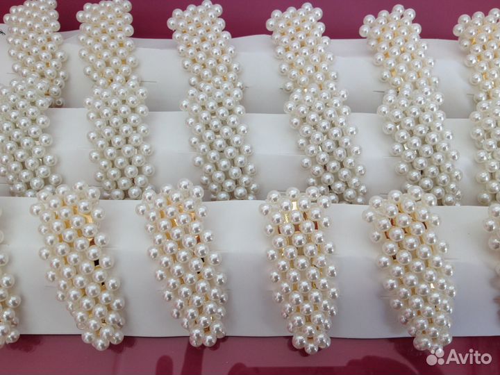 Продаю Заколки с бусинами, заколки с жемчугом