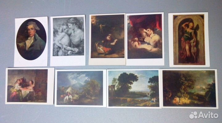 Открытки с репродукциями картин из Эрмитажа